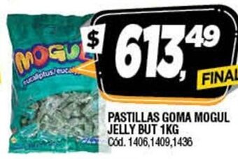 Supermercados Yaguar Pastillas Goma Mogul JElly But 1kg oferta