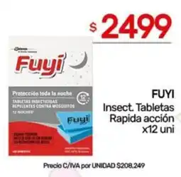 Nini Mayorista Fuyi insect. tabletas rapida acción oferta