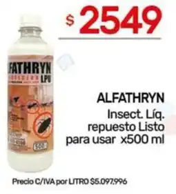 Nini Mayorista Alfathryn insect. líq. repuesto listo para usar oferta