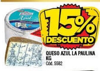 Supermercados Yaguar Queso Azul La Paulina kg oferta