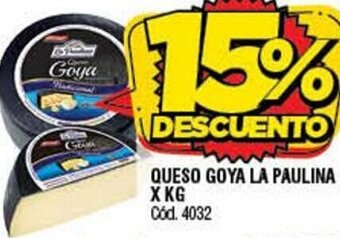Supermercados Yaguar Queso Goya La Paulina xkg oferta