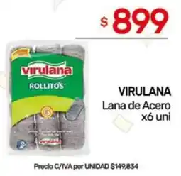 Nini Mayorista Virulana lana de acero oferta