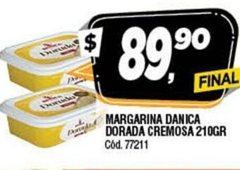 Supermercados Yaguar Margarina Danica Dorada Cremosa 210gr oferta