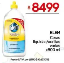 Nini Mayorista Blem ceras liquidas/acrilias varias oferta
