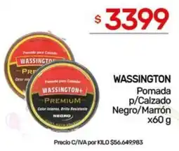 Nini Mayorista Wassington pomada p/calzado negro/marrón oferta