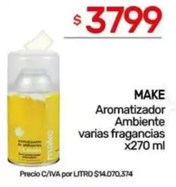 Nini Mayorista Make aromatizador ambiente varias fragancias oferta