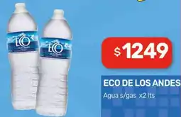 Nini Mayorista Eco de los andes agua s/gas oferta