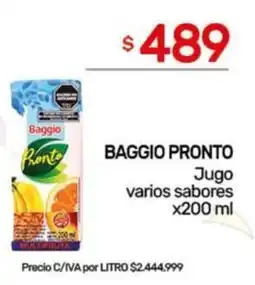 Nini Mayorista Baggio pronto jugo varios sabores oferta