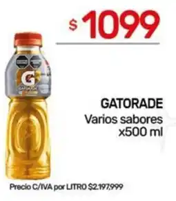 Nini Mayorista Gatorade varios sabores oferta
