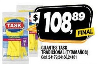 Supermercados Yaguar Task Guantes Tradicional oferta