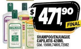 Supermercados Yaguar Shampoo/Enjuague Capilatis 420ml oferta