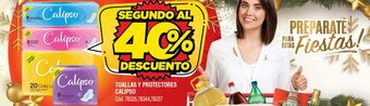 Supermercados Yaguar Toallas y Protectores Calipso oferta