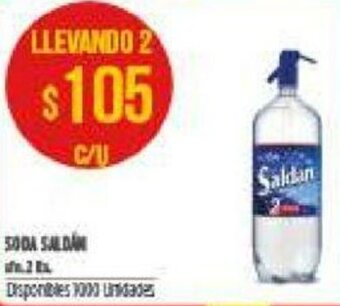 Supermercados Vea Soda Saldan 2lts oferta
