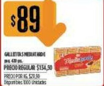 Supermercados Vea Galletitas Mediatarde 420grs oferta