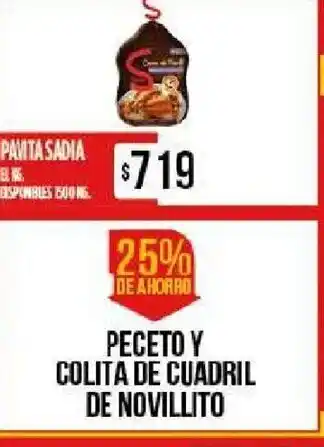 Supermercados Vea Peceto Y Colota De Cuadril De Novillito oferta
