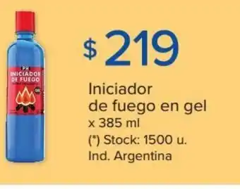 Carrefour Market Iniciador de fuego en gel x 385ml oferta