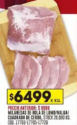 Coto Milanesas de bola oferta