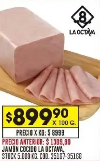 La Octava jamon cocido