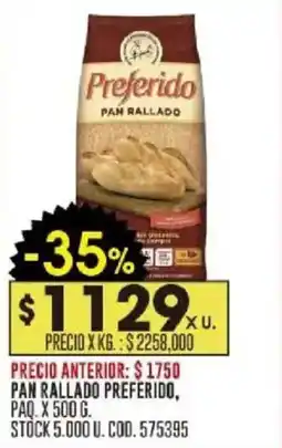 Coto Preferido pan rallado oferta