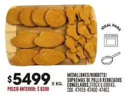 Coto Medallones/nuggets/ supremas de pollo rebozados oferta