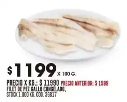 Coto Filet de pez gallo congelado oferta