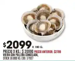 Coto Vieira con pollera congelada oferta