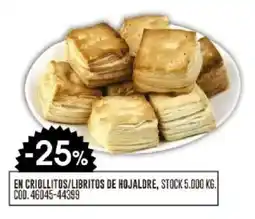 Coto Criollitos/libritos de hojaldre oferta