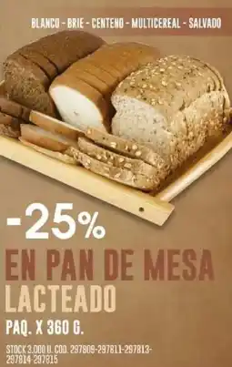 Coto Pan de mesa lacteado oferta