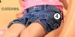 Changomas H&G pollera denim con volados para niñas oferta