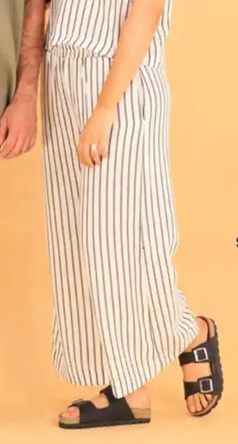 H&G pantalon plano liso o rayado