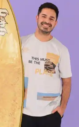 Changomas Remera manga corta estampada de hombre oferta