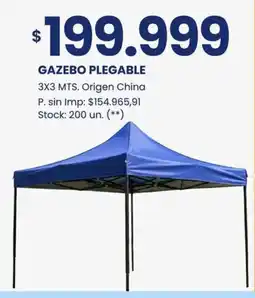 Changomas Gazebo plegable oferta