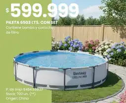 Changomas Bestway steel pro max pileta con set oferta