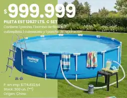 Changomas Bestway p steel pro ileta est c set contiene 1 piscina, 1 bomba de filtrado, 1 oferta