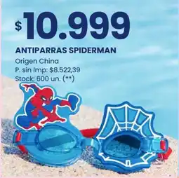 Changomas Antiparras spiderman oferta