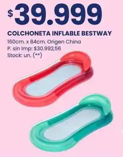 Changomas Bestway colchoneta inflable oferta