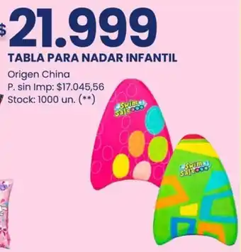 Changomas Tabla para nadar infantil oferta