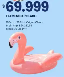 Changomas Flamenco inflable oferta