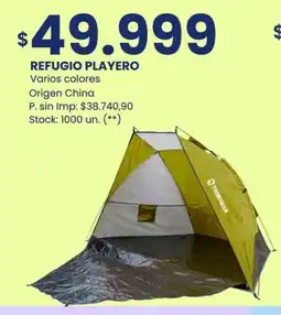 Changomas Refugio playero oferta