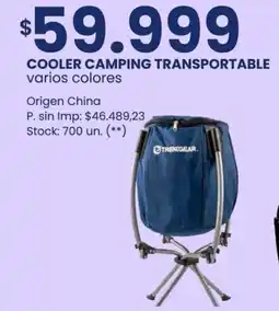Changomas Cooler camping transportable oferta