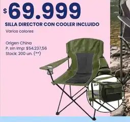 Changomas Silla director con cooler incluido oferta