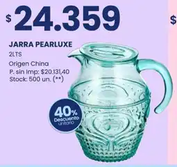 Changomas Jarra pearluxe oferta