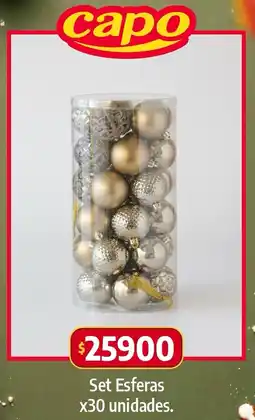 Autoservicio Capo Capo set esferas oferta