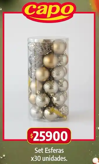 Capo set esferas