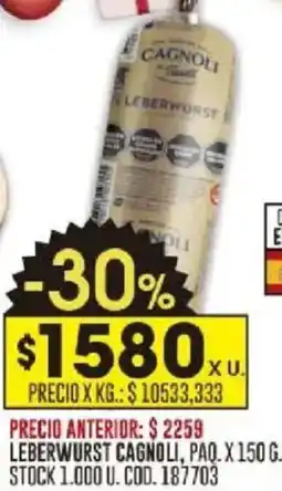 Coto Cagnoli leberwurst oferta
