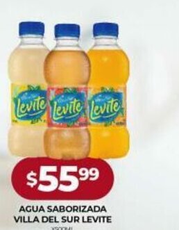 Supermercados Tadicor Agua Saborizada Villa Del Sur Levite oferta
