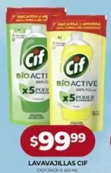 Supermercados Tadicor Lavavajillas CIF x 450ml oferta