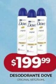Supermercados Tadicor Desodorante Dove oferta