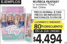 Carrefour Tiny muñeca fantasy v/ modelos oferta