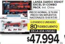 Carrefour Xshot lanza dardo excel s1 combo pack oferta